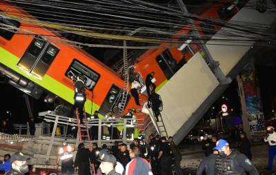 Спасательная операция в метро в Мехико затруднена из-за угрозы падения вагонов