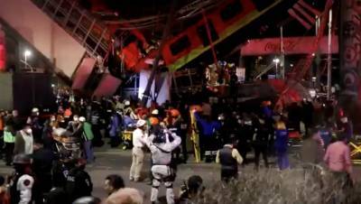 В Мехико при обрушении метромоста погибли 23 человека