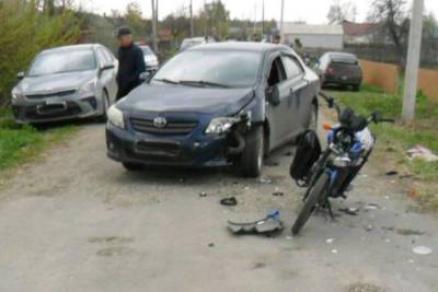 В Первомайском районе в ДТП пострадал 13-летний водитель мопеда