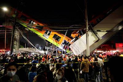После обрушения метромоста в Мехико погибли 20 человек