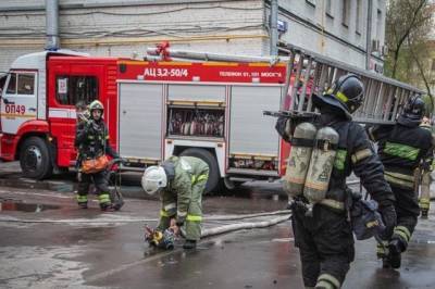 Жертвами пожара в гостинице в Москве стали два человека