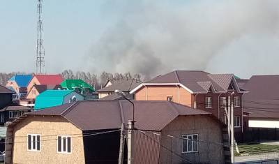 Жители Ишима вновь сообщают о пожарах около города