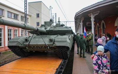 «Мы – армия страны»: В Твери побывал спецпоезд Минобороны с выставкой