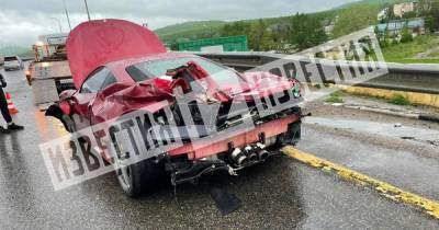 Меценат на Ferrari попал в ДТП в Краснодарском крае