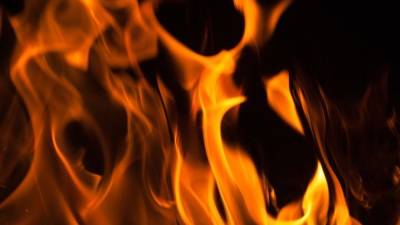 Пожар разгорелся на одном из предприятий в литовском Клайпеде