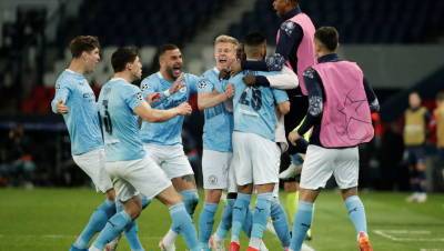 «Манчестер Сити» после первого тайма обыгрывает «ПСЖ» в ответном полуфинале ЛЧ
