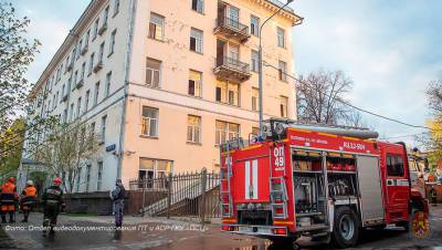 СК назвал главную версию пожара в гостинице в Москве