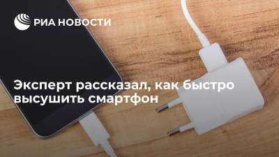 Сергей Кузьменко - Эксперт рассказал, как быстро высушить смартфон - ria.ru - Москва - Россия