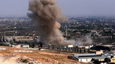 Видео: в районе сирийских Латакии и Тартуса прогремели взрывы - 5-tv.ru - Сирия - Израиль - Сана - Латакия