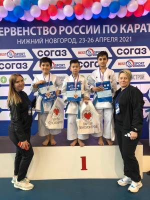 Сахалинские каратисты завоевали бронзу на всероссийских соревнованиях
