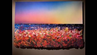 Бумажные поля Чжуан Хунъи: полотна из цветов в "Эрарте"