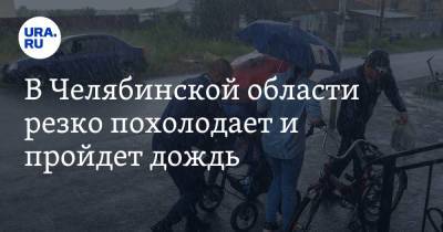 В Челябинской области резко похолодает и пройдет дождь. Скрин