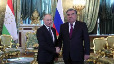 Путин и Рахмон обсудят ситуацию на границе Киргизии и Таджикистана