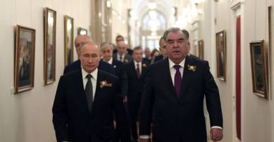 Путин проведёт переговоры с президентом Таджикистана Эмомали Рахмоном