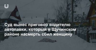 Суд вынес приговор водителю автолавки, который в Щучинском районе насмерть сбил женщину - news.tut.by - район Щучинский