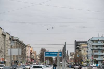 В Новосибирске состоялась репетиция пролета авиации ко Дню Победы