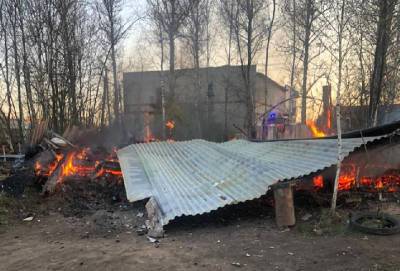 В Смоленской области за считанные минуты сгорели три мотоцикла