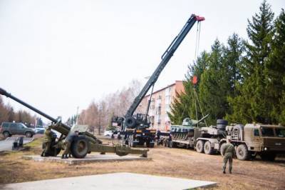 В кузбасском городе появился музей военной техники под открытым небом