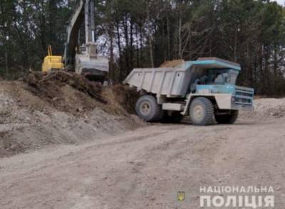 Правоохранители остановили незаконную добычу природных ископаемых на Хмельниччине