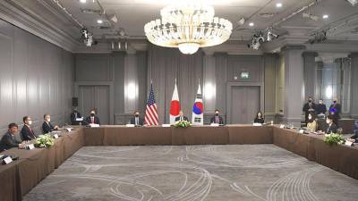 Блинкен обсудил с главами МИД Японии и Южной Кореи «общие опасения» насчет КНДР