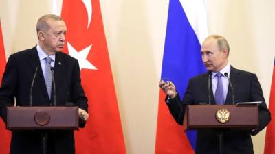 Владимир Путин обсудил с Эрдоганом ситуацию в Нагорном Карабахе