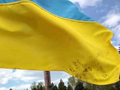 Под Винницей уголовник поглумился над флагом Украины: полиция завела дело