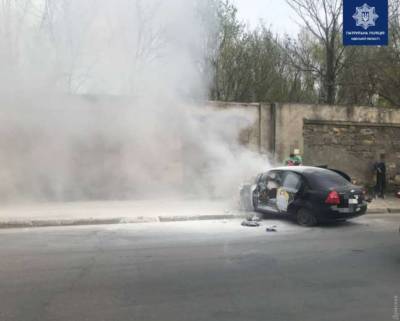 В Одессе в огненном ДТП погиб таксист
