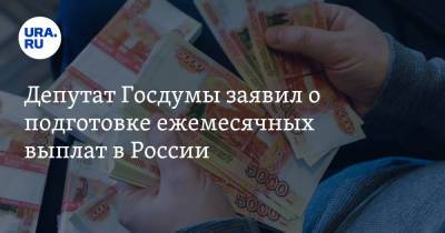 Депутат Госдумы заявил о подготовке ежемесячных выплат в России