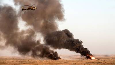 Израильский вертолет обстрелял сирийский район Эль-Кунейтра