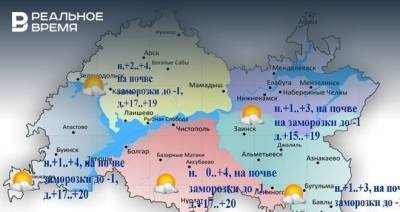 Сегодня в Татарстане ожидается порывистый ветер и до +20 градусов