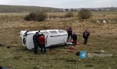 В Башкирии водитель «Лады» не справился с управлением и погиб, двое госпитализированы