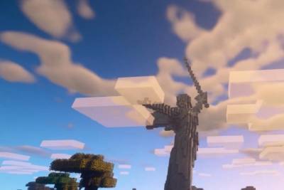 Благодаря смоленскому школьнику в Minecraft появился монумент «Родина-мать зовет!»
