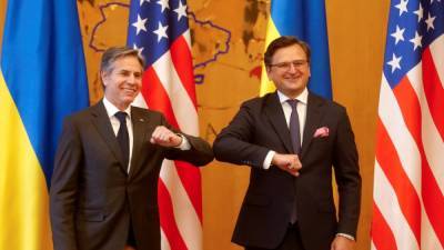 Госсекретарь США Энтони Блинкен проводит переговоры в Киеве
