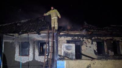 В Одесской области горел жилой дом: пострадали два мальчика