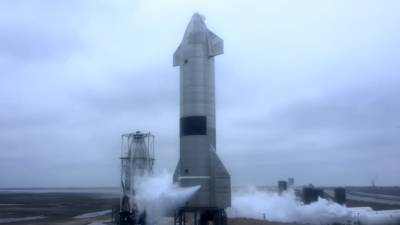 В Сети появились кадры первого успешного приземления прототипа корабля Starship
