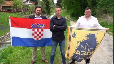 Хорватские неонацисты поздравили украинских карателей