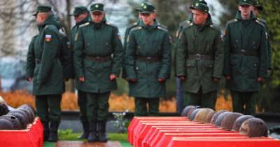 Останки 86 бойцов-красноармейцев перезахоронили на мемориале в Чкаловске (фото)