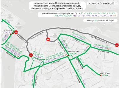 Центр Нижнего Новгорода закроют для транспорта в День Победы
