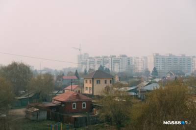 Под Омском разбушевались пожары — весь город затянуло дымом