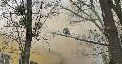 В Виннице вспыхнул масштабный пожар в офисном помещении: есть жертва (фото, видео)
