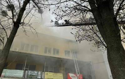 В Виннице ликвидировали масштабный пожар