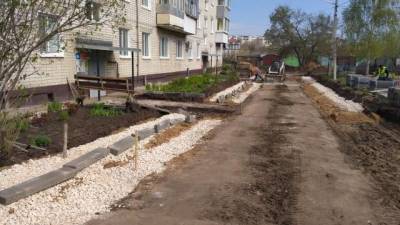 В Ульяновске начали ремонтировать 18 дворов по нацпроекту «Жильё и городская среда»