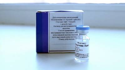 Минздрав назвал сроки и условия хранения вакцины «Спутник Лайт»