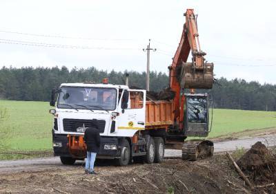 В Гродненском районе начался первый этап реконструкции дороги местного значения Н6038 Гродно-Одельск