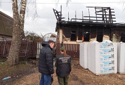 В Тверской области три человека погибли при пожаре