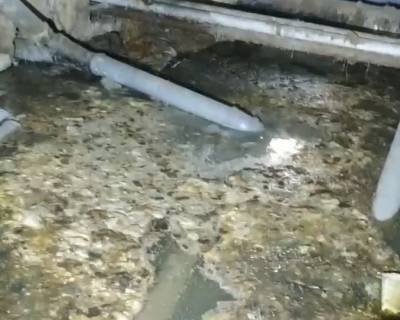 В Уфе многоэтажка оказалась затоплена нечистотами из канализации