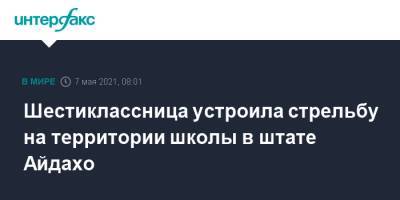 Шестиклассница устроила стрельбу на территории школы в штате Айдахо