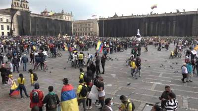 Новости на "России 24". В ходе протестов в Колумбии пропали без вести более 370 человек
