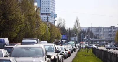 Несколько улиц Калининграда встали в пробках из-за перекрытого центра