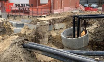 В Челябинске закончили земляные работы на месте провала коллектора